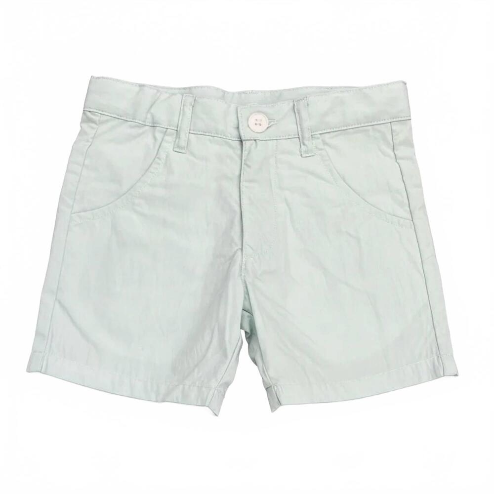 NEW KIPP boys polished cotton shorts in seafoam